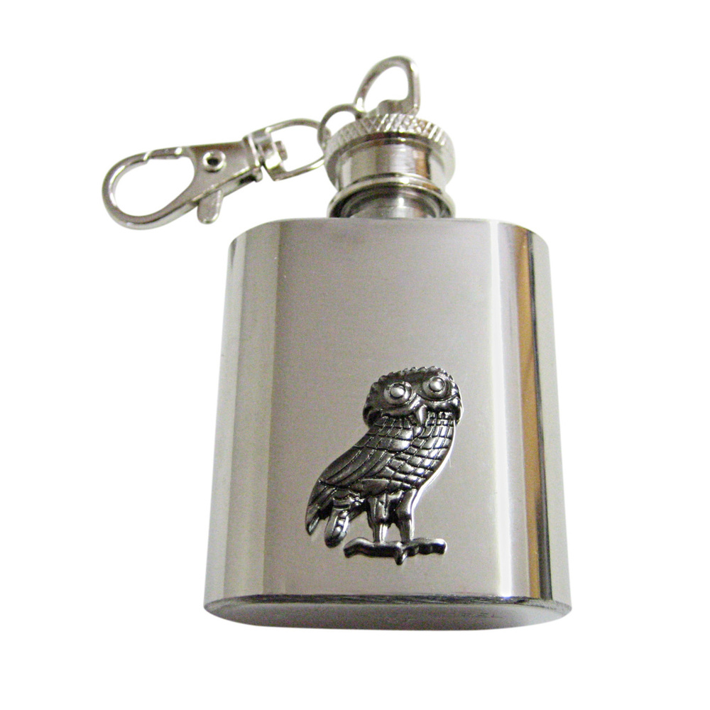 Owl Of Athena Keychain Flask - image 1